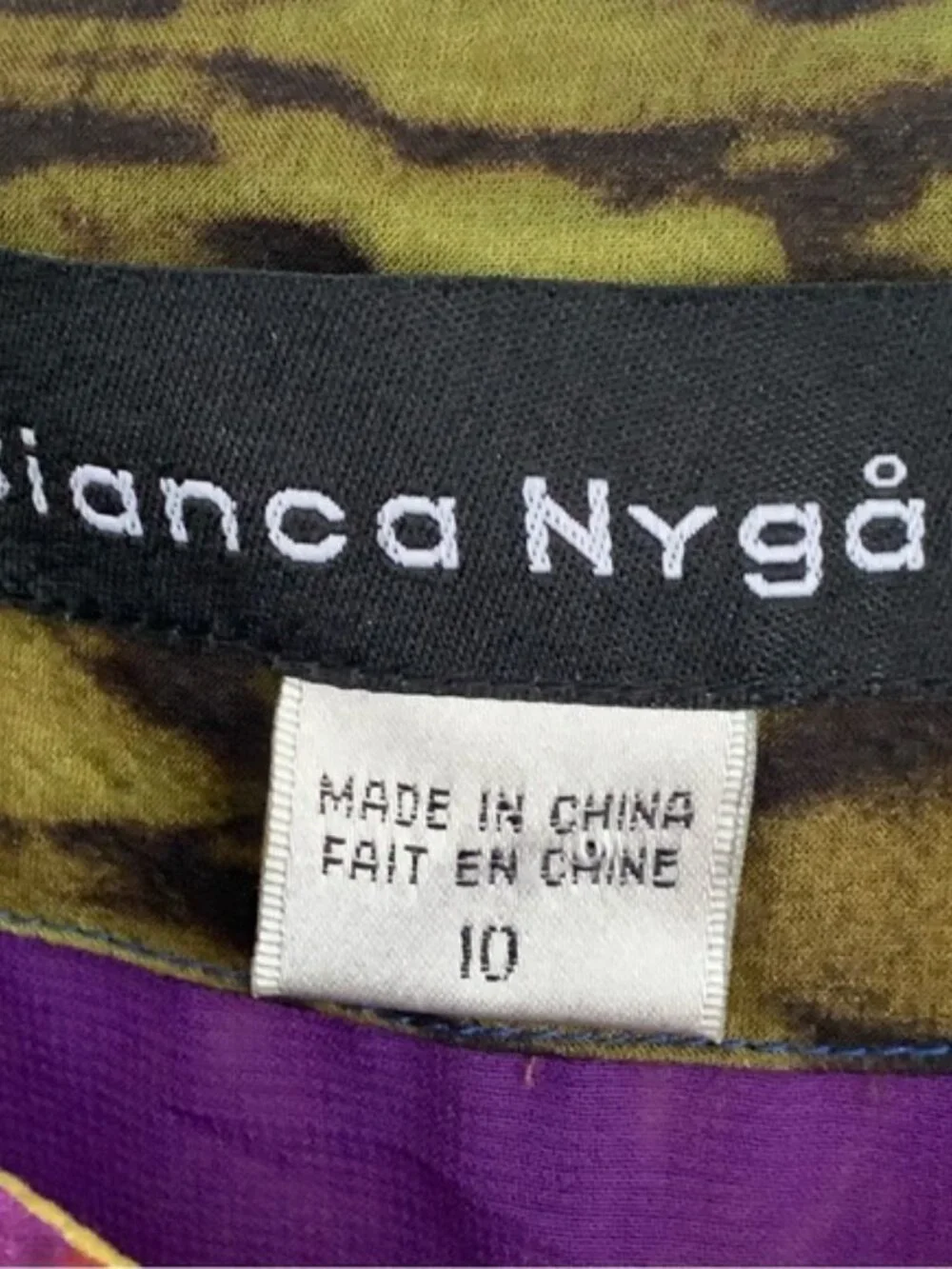 Vintage Bianca Nygard Silk Dress - Picture 6 of 9